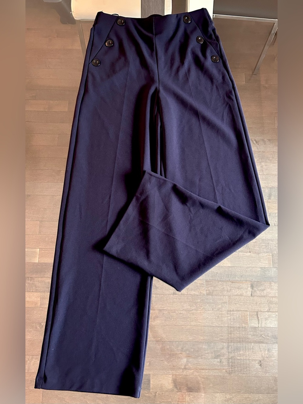 Women’s BBL Navy Sailor Button Pants
